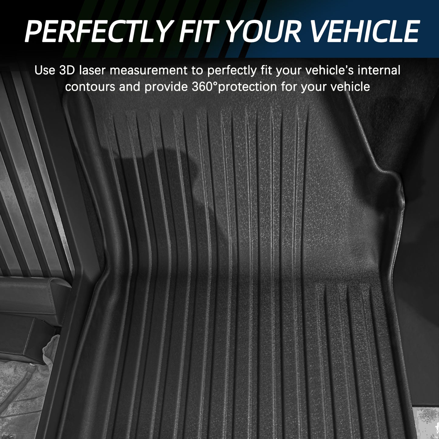 Energyywing Tesla Cybertruck Floor Mats TPE Material & All-Weather Protection