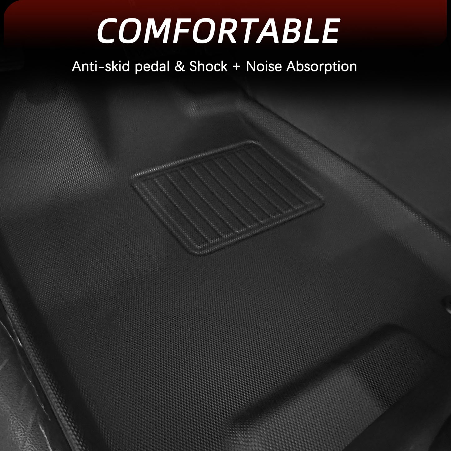 Energyywing  Floor Mats Custom Fit for 2019-2023 2024 Honda Passport Accessories All Weather Protection XPE 2 Rows Floor Liners Set Non-Slip Black