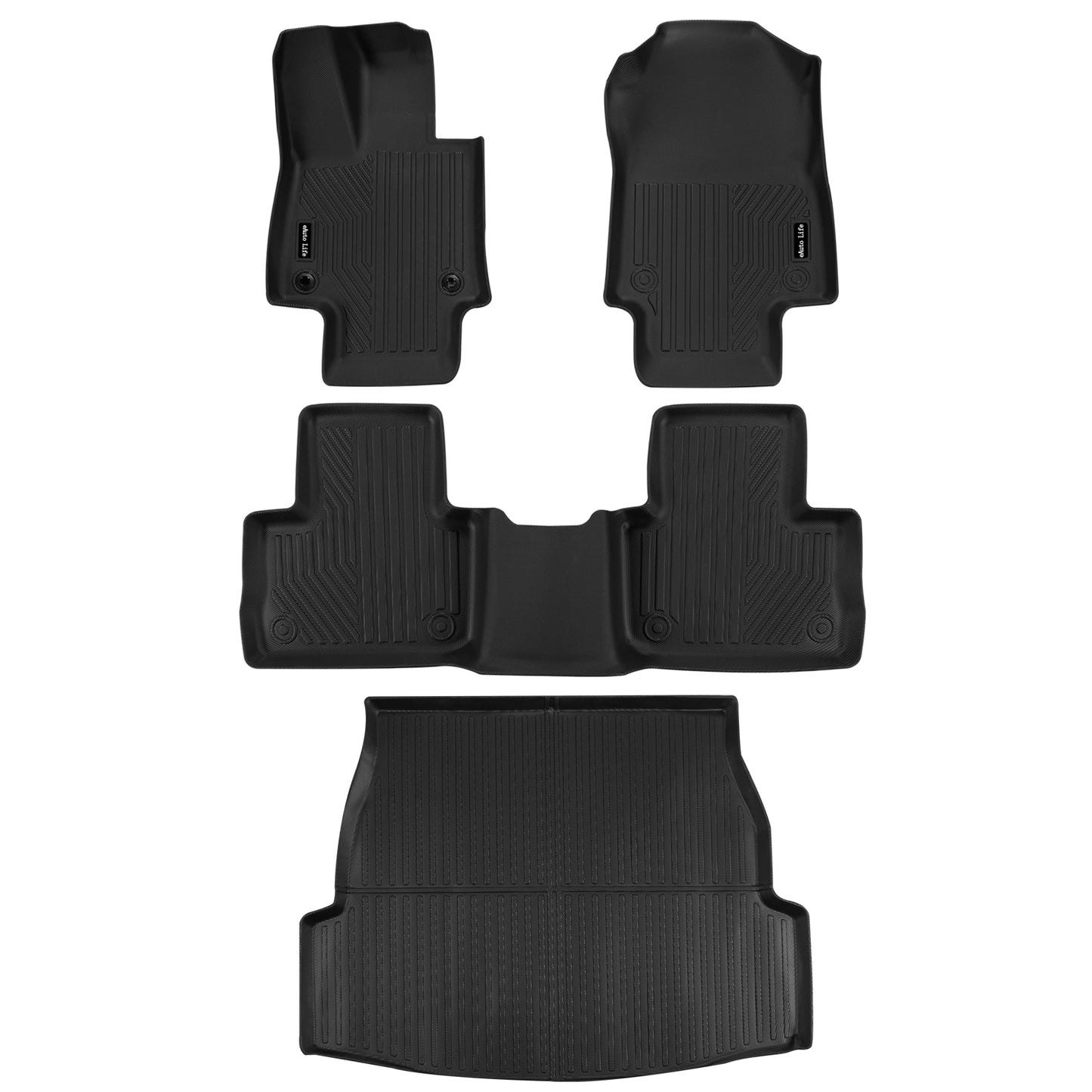 Energyywing Toyota RAV4 2013-2018 Custom Floor Mats TPE Material & All-Weather Protection